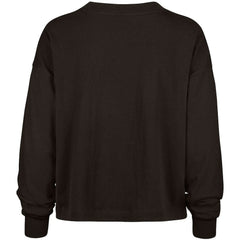 '47 Women's Muse Sydney Long Sleeve Cropped T-Shirt - Cleveland Browns T-shirts