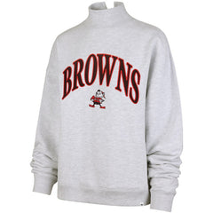 '47 Women's Vantage Mock Neck Pullover Sweatshirt - Cleveland Browns Pullover