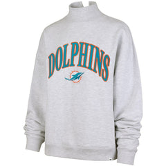 '47 Women's Vantage Mock Neck Pullover Sweatshirt - Miami Dolphins Pullover