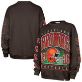 '47 Women's Go Big Oversized Pullover Sweatshirt - Cleveland Browns Pullover