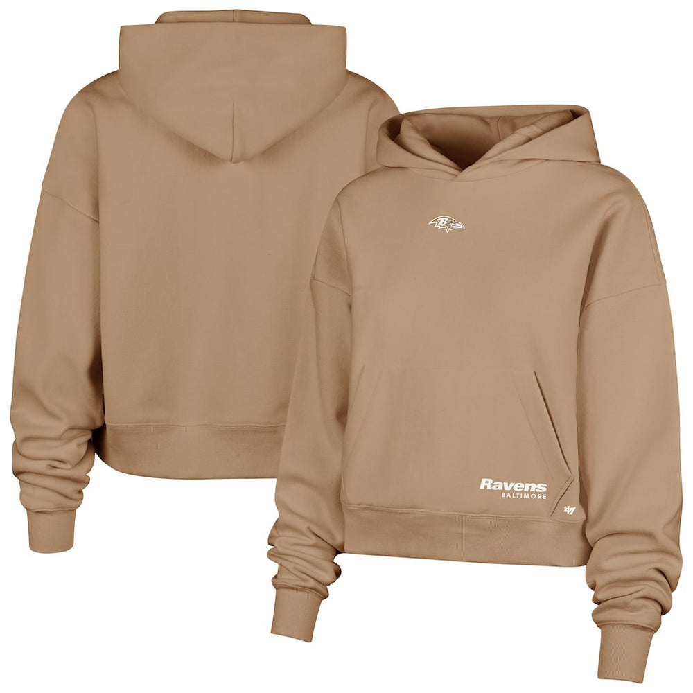 '47 Women's Sue Foundation Portabella Pullover Hoodie - Baltimore Ravens Hoodies
