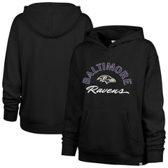 '47 Women's Whirlwind Naomi Pullover Hoodie - Baltimore Ravens Hoodies