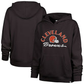 '47 Women's Whirlwind Naomi Pullover Hoodie - Cleveland Browns Hoodies