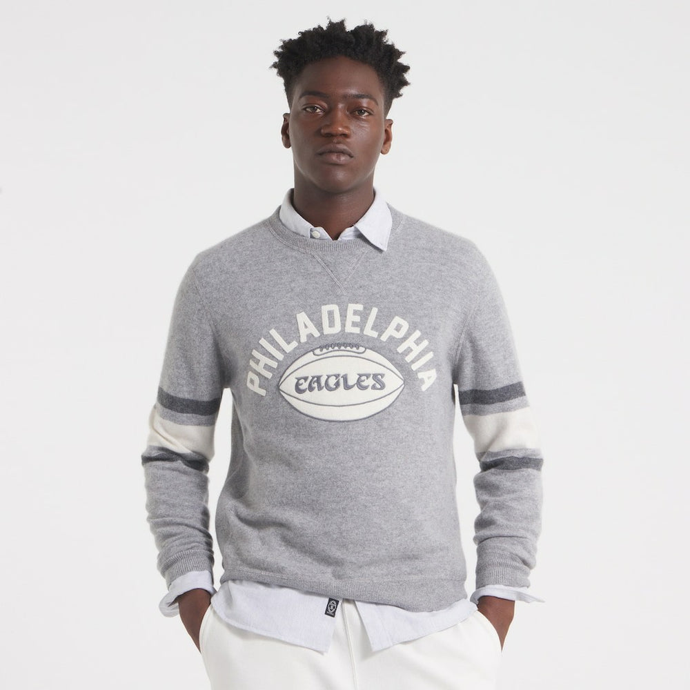 x Todd Snyder Cashmere Crew Sweater - Philadelphia Eagles