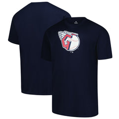 Navy Cleveland Guardians Profile Big & Tall Primary Logo T-Shirt
