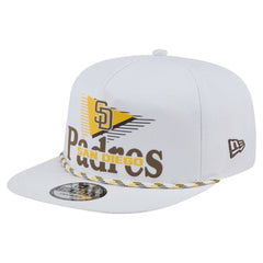 White San Diego Padres New Era Collide Golfer Snapback Hat