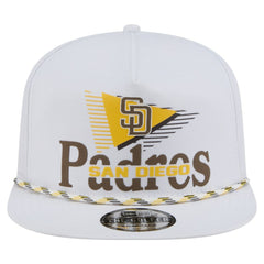 White San Diego Padres New Era Collide Golfer Snapback Hat