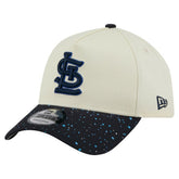 Cream St. Louis Cardinals New Era Speckle A-Frame 9FORTY Adjustable Hat