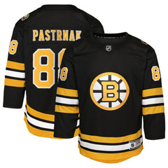 NHL David Pastrnak Boston Bruins Youth Home Premier Player Jersey