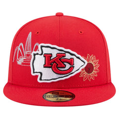 State Stitch 59FIFTY Fitted Hat - Kansas City Chiefs Hats