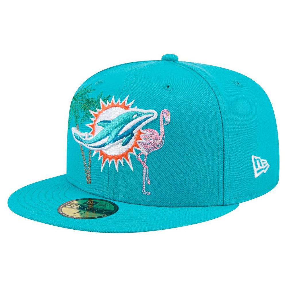 State Stitch 59FIFTY Fitted Hat - Miami Dolphins Hats