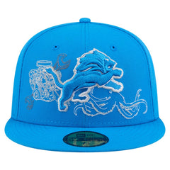State Stitch 59FIFTY Fitted Hat - Detroit Lions Hats