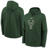 Nike Milwaukee Bucks Youth 2025/26 Club Fleece Hoodie