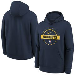 Nike Denver Nuggets Youth 2025/26 Club Fleece Practice Hoodie sale
