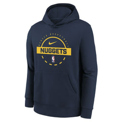 Nike Denver Nuggets Youth 2025/26 Club Fleece Practice Hoodie sale