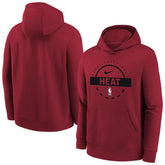 Nike Miami Heat Youth 2025/26 Club Fleece Practice Hoodie