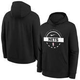 Nike Brooklyn Nets Youth 2025/26 Club Fleece Practice Hoodie