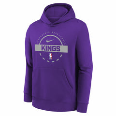 Nike Sacramento Kings Youth 2025/26 Club Fleece Practice Hoodie