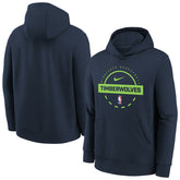 Nike Minnesota Timberwolves Youth 2025/26 Club Fleece Practice Hoodie