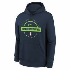Nike Minnesota Timberwolves Youth 2025/26 Club Fleece Practice Hoodie