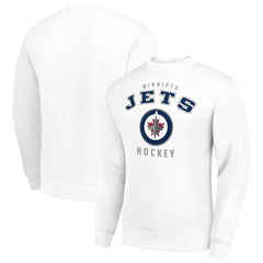 NHL Winnipeg Jets Men's Starter Team Logo Fleece Pullover Sweatshirt