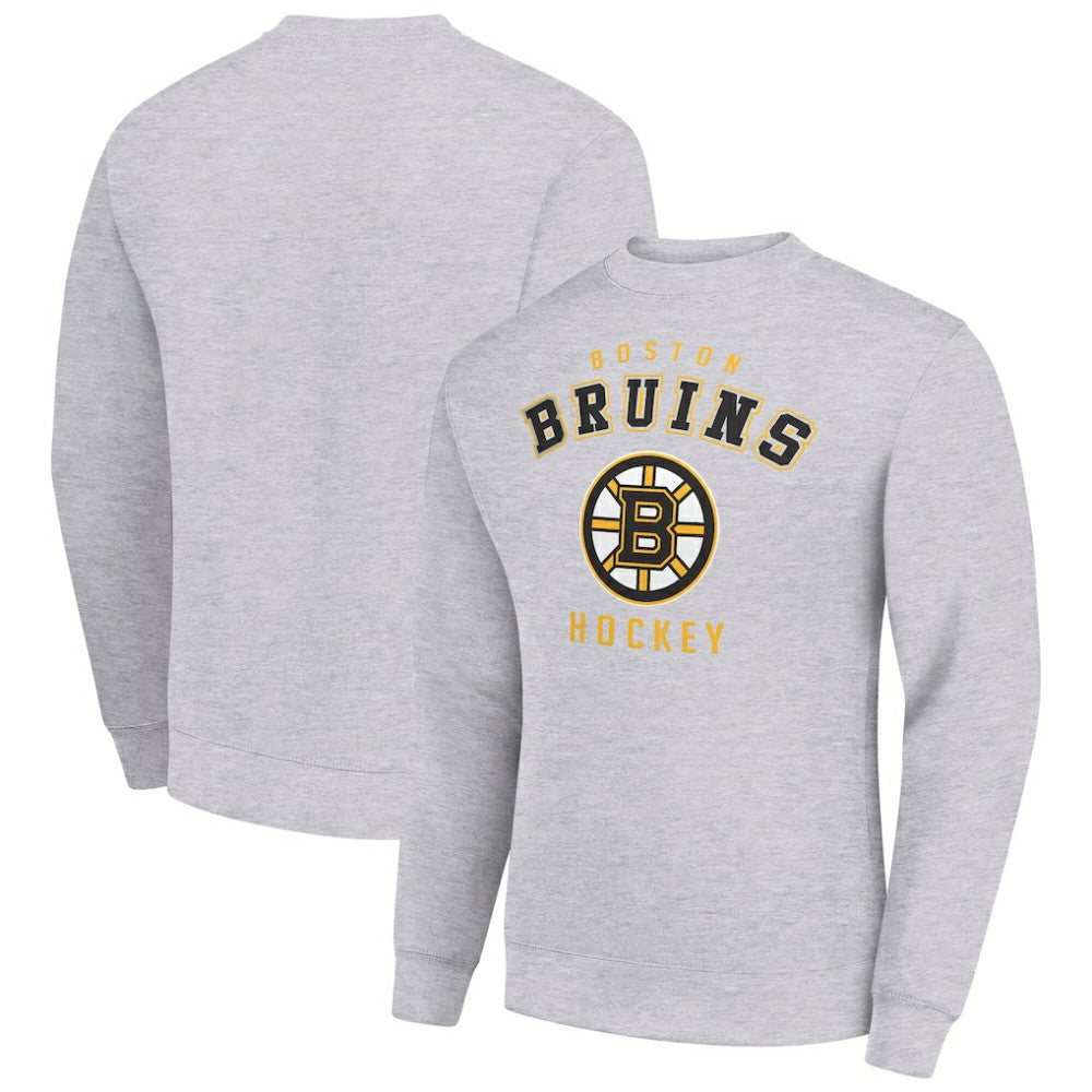 NHL Boston Bruins Men's Starter Team Logo Fleece Pullover Sweatshirt