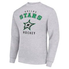 NHL Dallas Stars Men's Starter Team Logo Fleece Pullover Sweatshirt