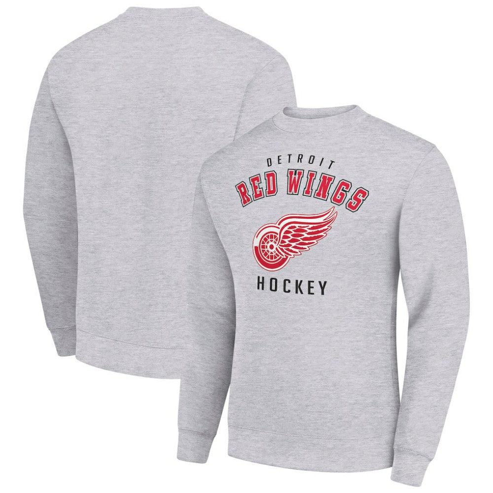 NHL Detroit Red Wings Men's Starter Team Logo Fleece Pullover Sweatshirt
