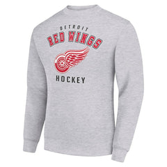 NHL Detroit Red Wings Men's Starter Team Logo Fleece Pullover Sweatshirt