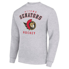 NHL Ottawa Senators Men's Starter Team Logo Fleece Pullover Sweatshirt