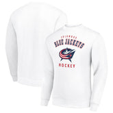 NHL Columbus Blue Jackets Men's Starter Team Logo Fleece Pullover Sweatshirt