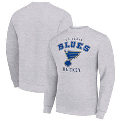 NHL St. Louis Blues Men's Starter Team Logo Fleece Pullover Sweatshirt