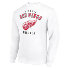 NHL Detroit Red Wings Men's Starter Team Logo Fleece Pullover Sweatshirt