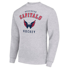 NHL Washington Capitals Men's Starter Team Logo Fleece Pullover Sweatshirt