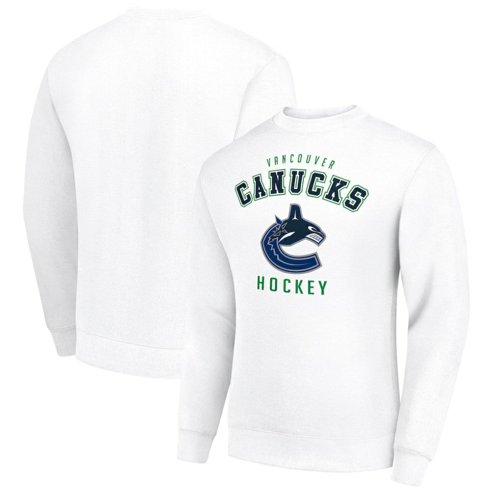 NHL Vancouver Canucks Men's Starter Team Logo Fleece Pullover Sweatshirt