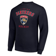 NHL Florida Panthers Men's Starter Team Logo Fleece Pullover Sweatshirt