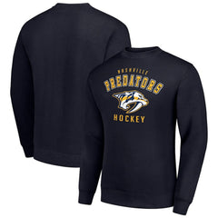 NHL Nashville Predators Men's Starter Team Logo Fleece Pullover Sweatshirt