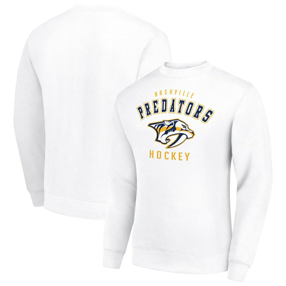 NHL Nashville Predators Men's Starter Team Logo Fleece Pullover Sweatshirt