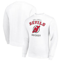 NHL New Jersey Devils Men's Starter Team Logo Fleece Pullover Sweatshirt