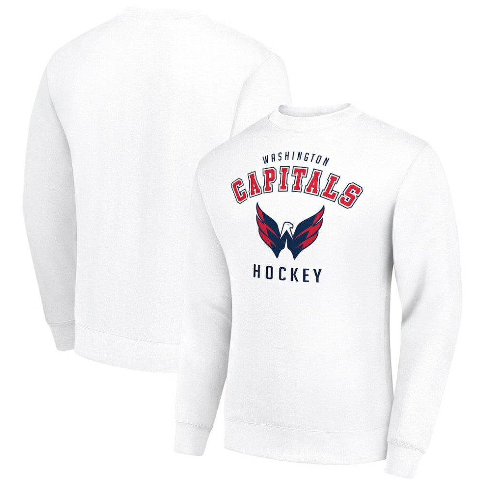 NHL Washington Capitals Men's Starter Team Logo Fleece Pullover Sweatshirt
