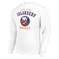 NHL New York Islanders Men's Starter Team Logo Fleece Pullover Sweatshirt