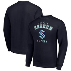 NHL Seattle Kraken Men's Starter Team Logo Fleece Pullover Sweatshirt