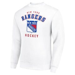 NHL New York Rangers Men's Starter Team Logo Fleece Pullover Sweatshirt