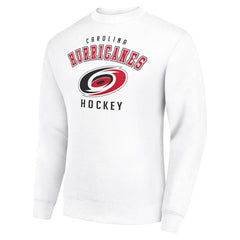 NHL Carolina Hurricanes Men's Starter Team Logo Fleece Pullover Sweatshirt