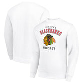 NHL Chicago Blackhawks Men's Starter Team Logo Fleece Pullover Sweatshirt