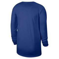 Nike New York Knicks 2025/26 On-Court Flare Dri-FIT Practice Long Sleeve Tri-Blend T-Shirt