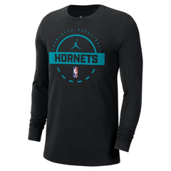 Charlotte Hornets Jordan Brand Authentic Long Sleeve Practice T-Shirt