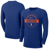 Nike New York Knicks Authentic Long Sleeve Practice T-Shirt