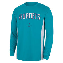 Charlotte Hornets Jordan Brand 2025/26 Authentic Pre-Game Legend Dri-FIT Long Sleeve Shooting Shirt