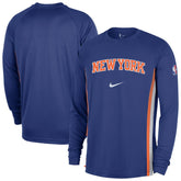 Nike New York Knicks 2025/26 Authentic Pre-Game Legend Dri-FIT Long Sleeve Shooting Shirt
